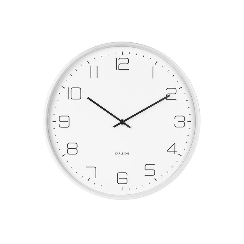 8714302655814 - Wanduhr aus mattem Metall Lofty