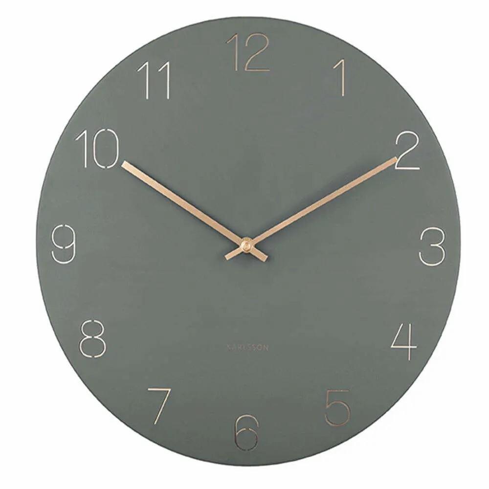 8714302692024 - Metalluhr mit eingravierten Zahlen Charm