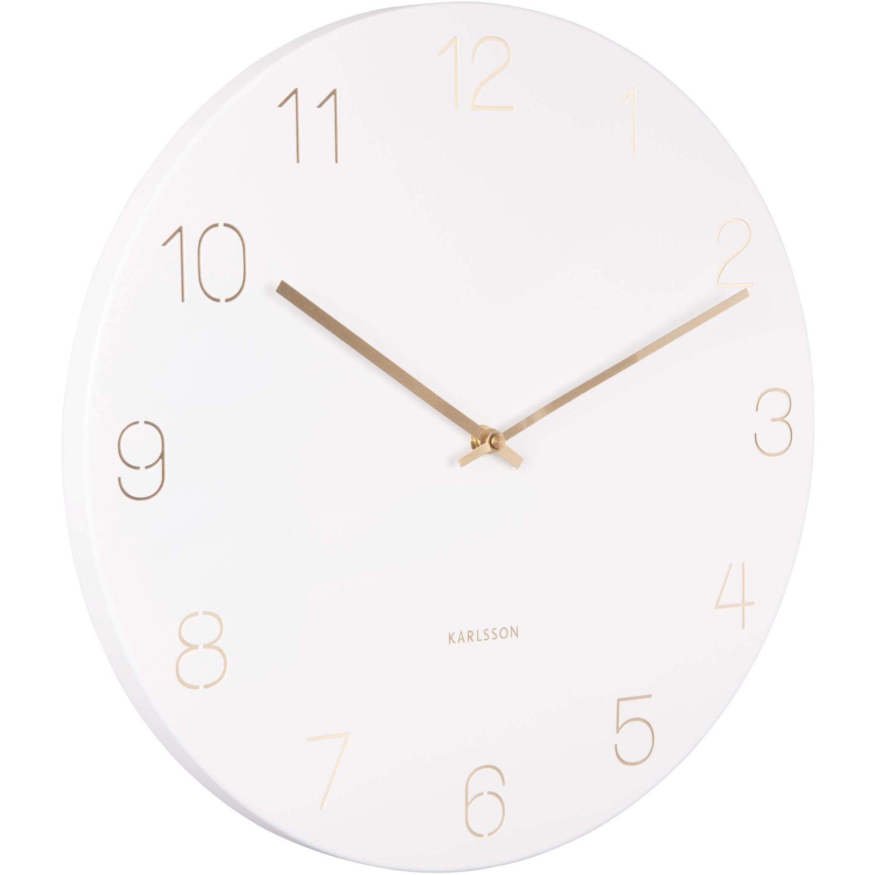 8714302692062 - - Metalluhr mit eingravierten Zahlen Charm