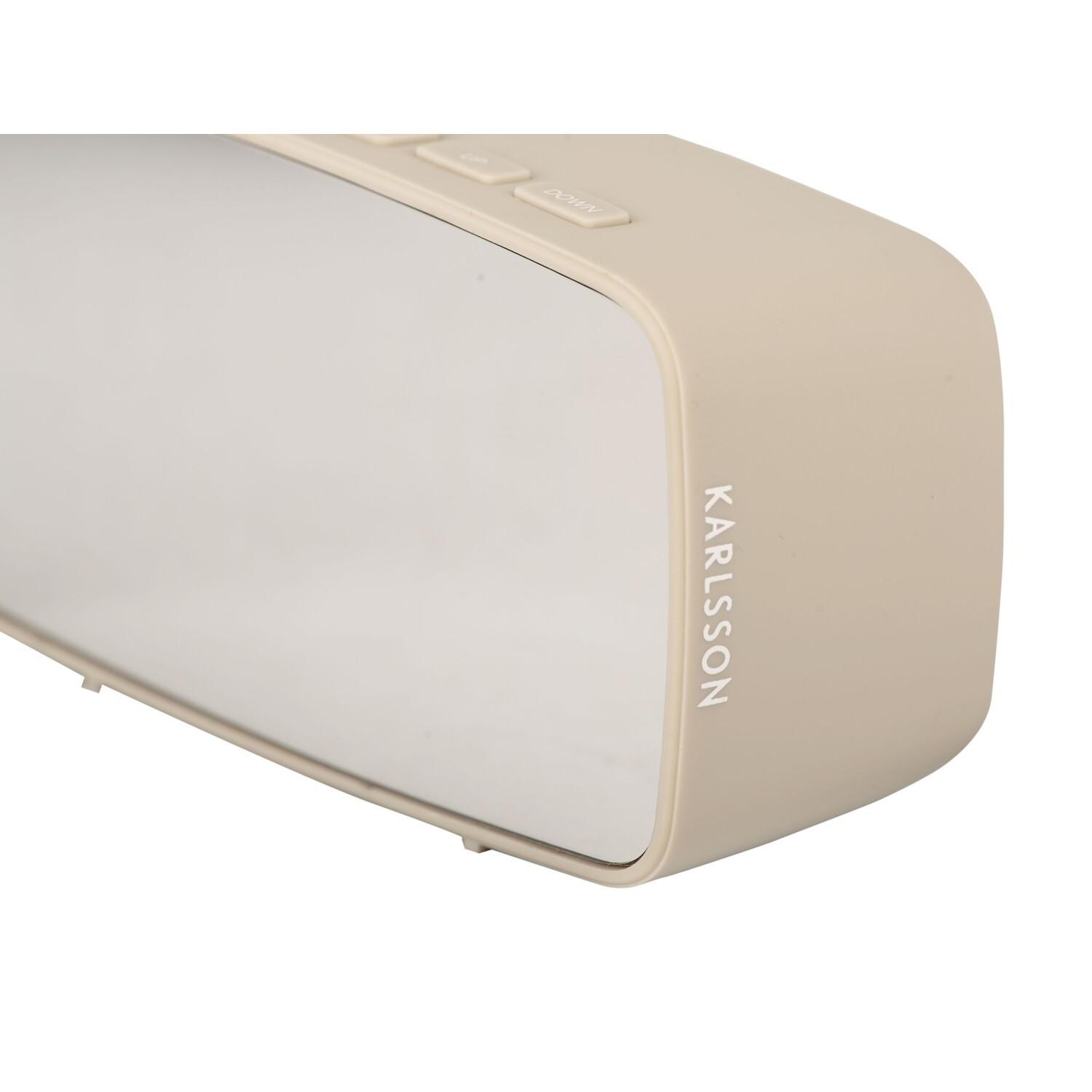 8714302141096 - Led-Wecker aus ABS Silver oval