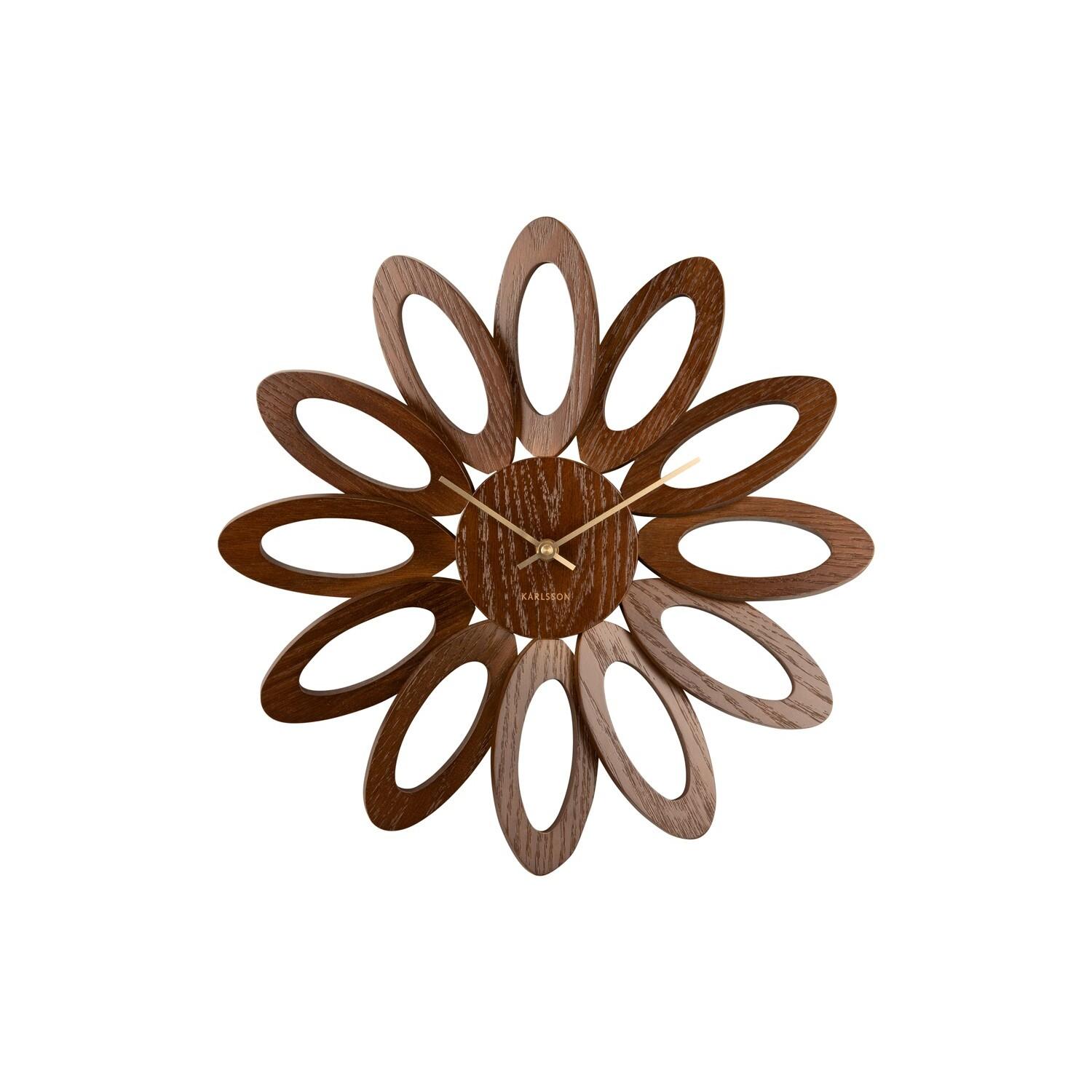 8714302147395 - Wanduhr Holzfurnier Fiore