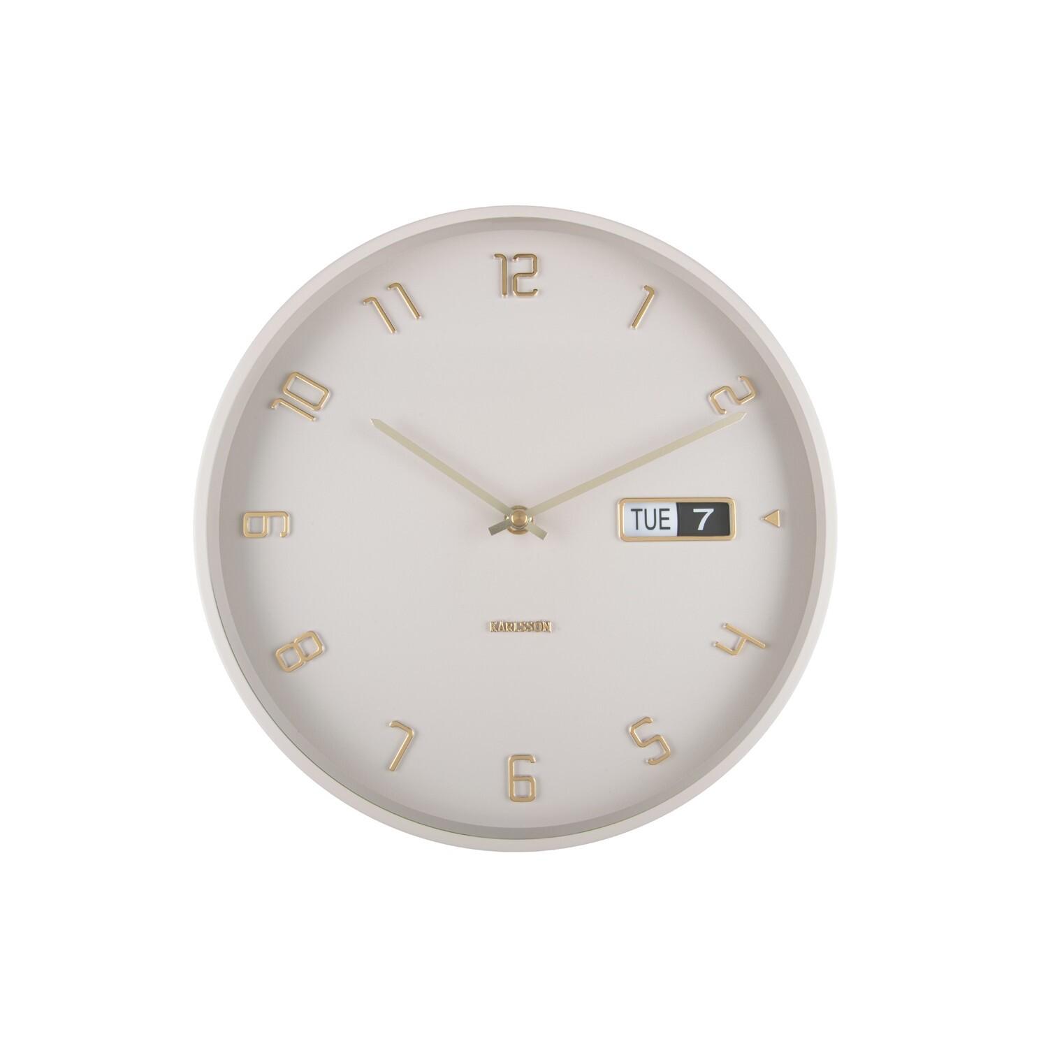 8714302733833 - Wanduhr aus Metall Data Flip