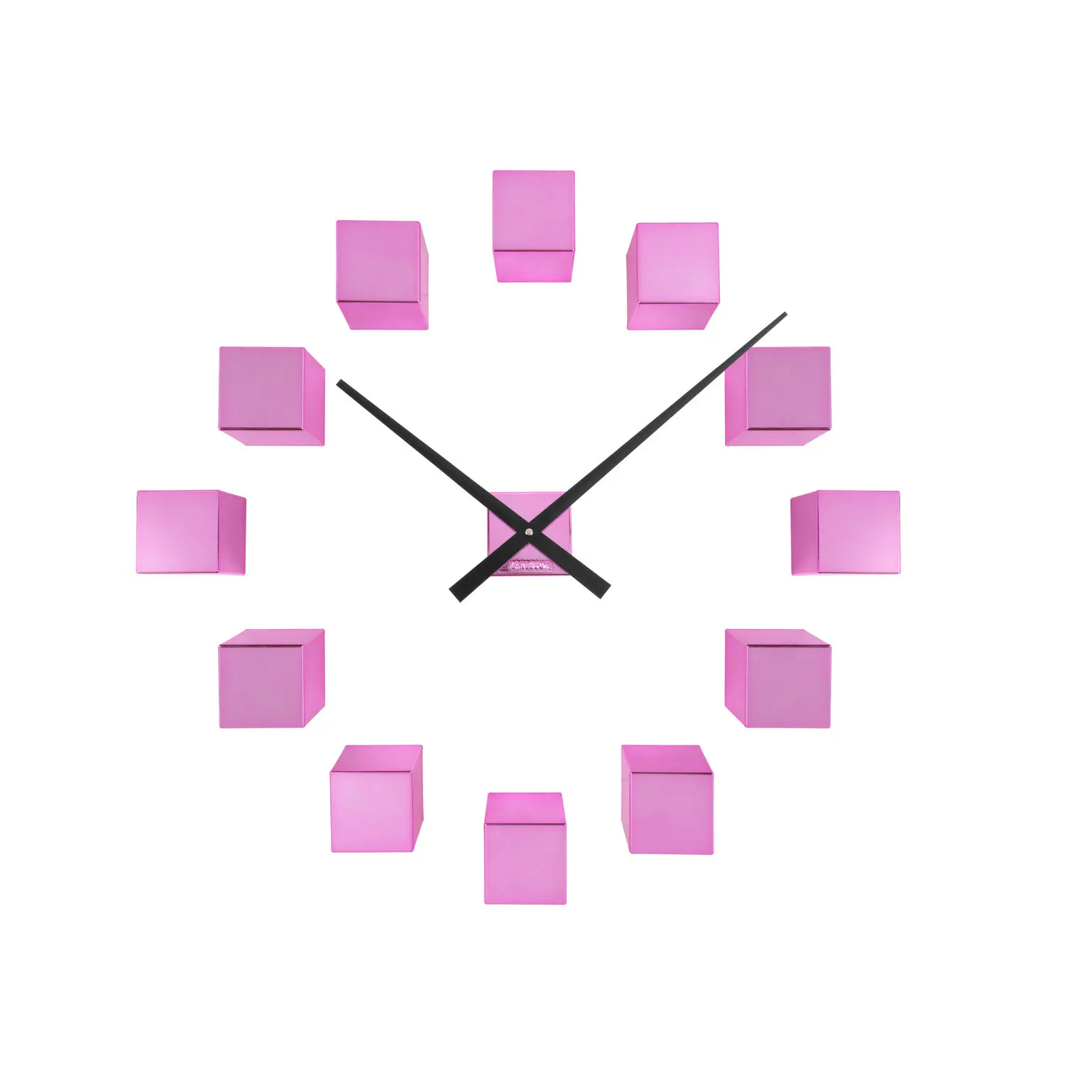 Wanduhr aus Metall Karlsson DIY Cubic