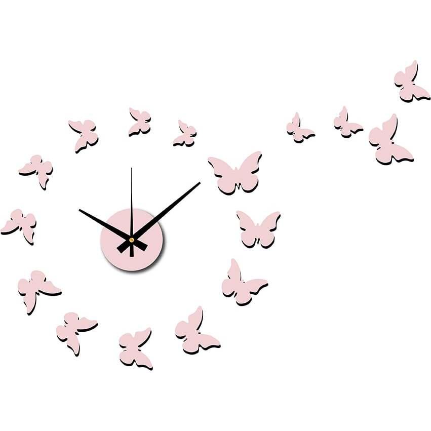 8714302742767 - Wanduhr DIY Butterfly