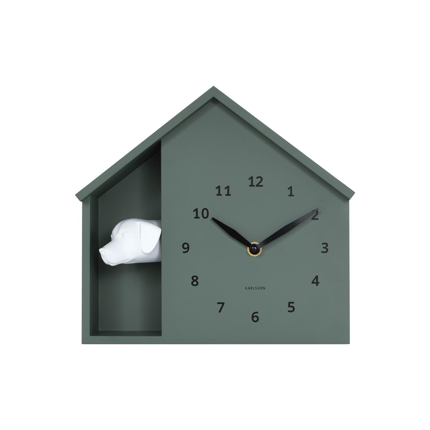 8714302777660 - Wanduhr Peeking Doggy