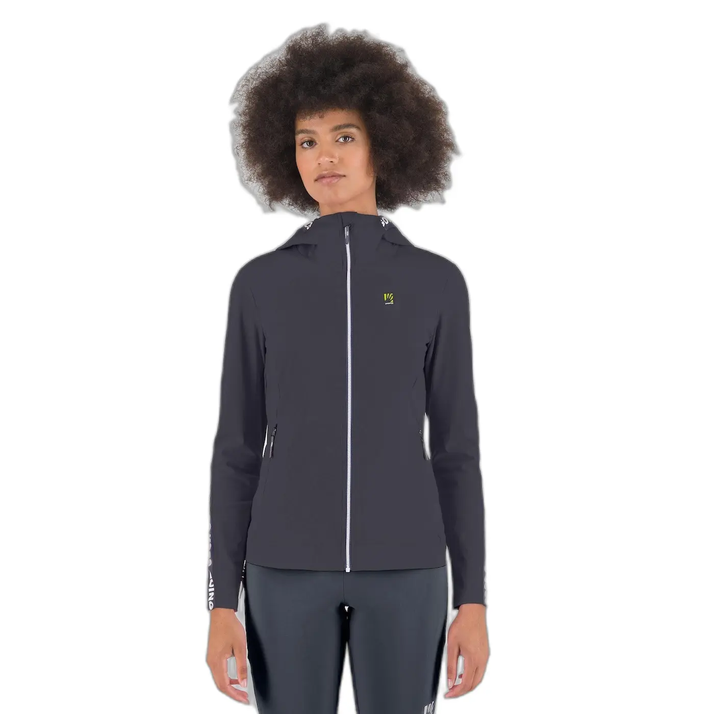 Karpos Women's Gris Hooded Jacket Easyfrizz