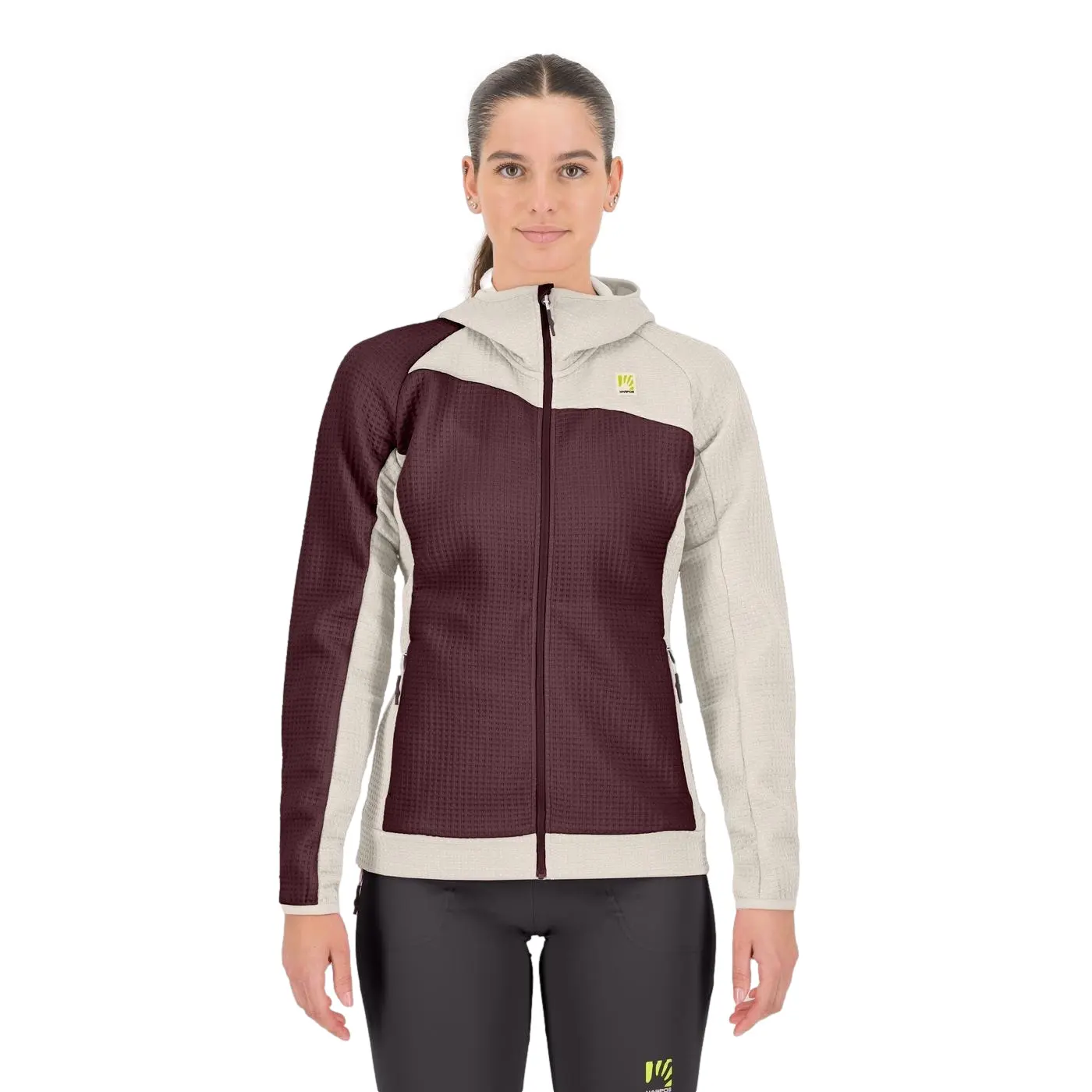 Polaire full zip à capuche femme Karpos Averau