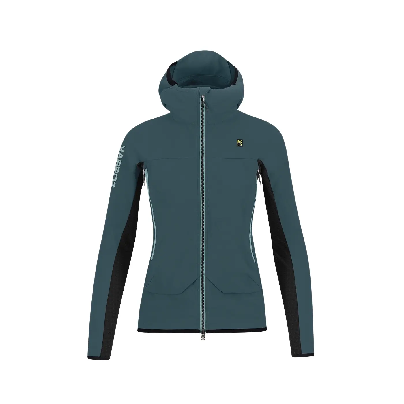 Karpos Women's Bleu Hooded Jacket Pizzo Bianco