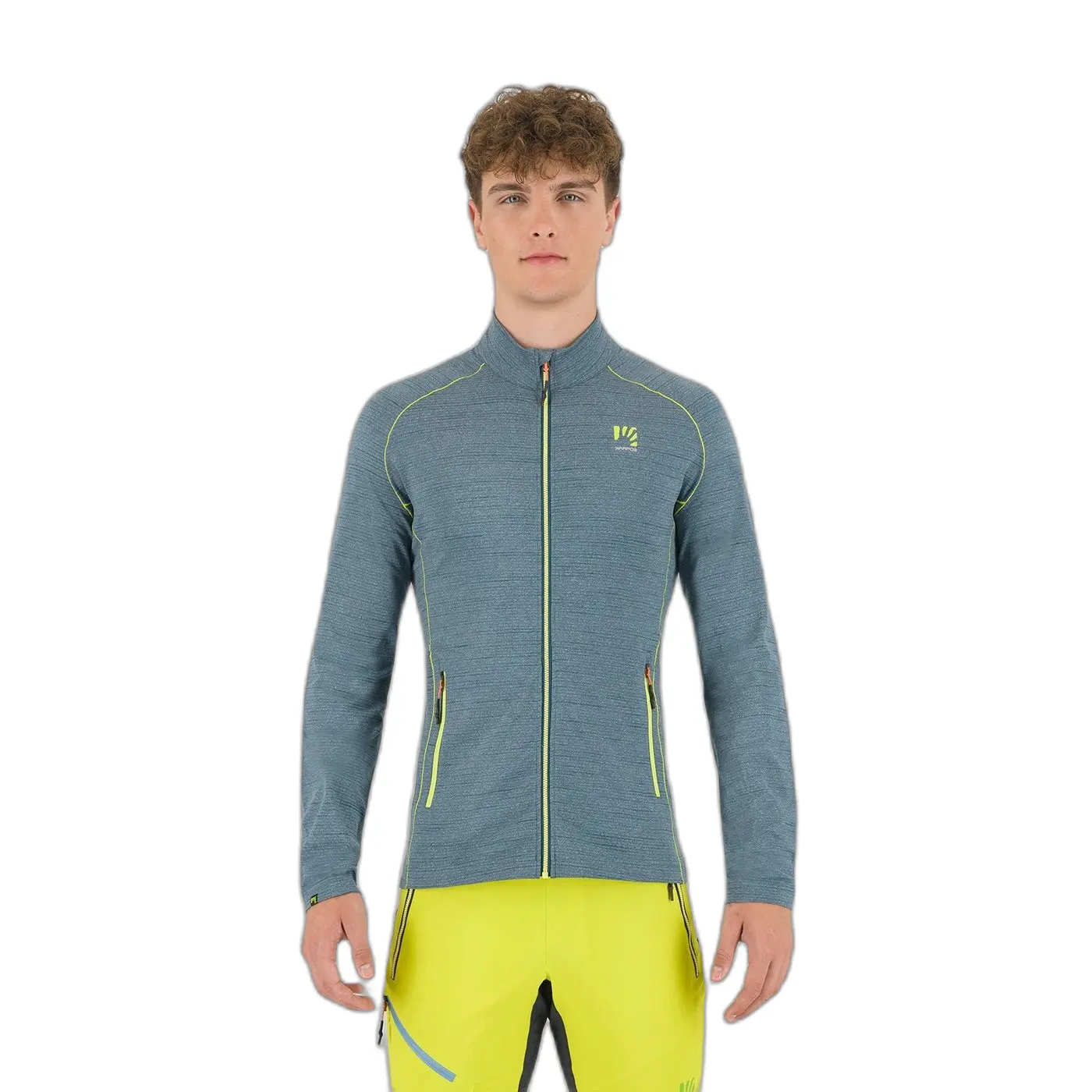 Karpos Men's Bleu Zipped Fleece Pomedes Evo