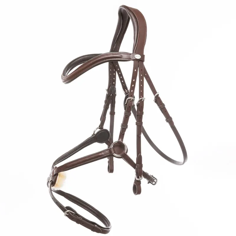 Kavalkade Marron Mexican Anatomic Riding Bridle Everado