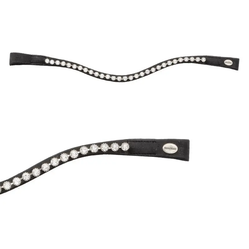 Frontal pour cheval vegan Kavalkade Cortica Strass