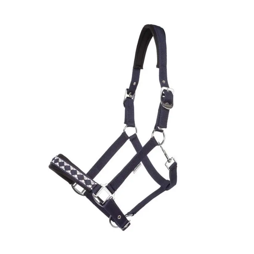 Kavalkade Bleu Halter For Horse Perlon Classic