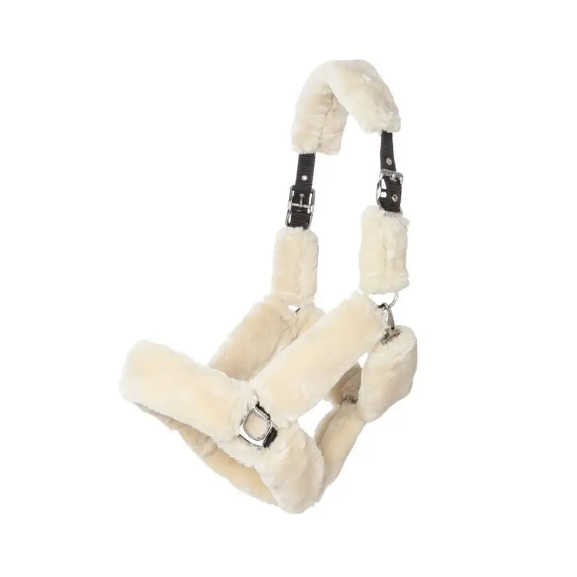 Licol de voyage pour cheval avec polaire teddy Kavalkade