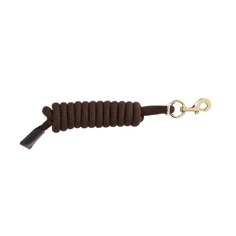 Kavalkade Marron Lanyard With Brass Carabiner