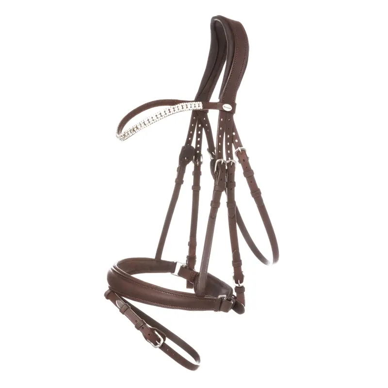 Kavalkade Marron Anatomical Riding Bridle Everlyn
