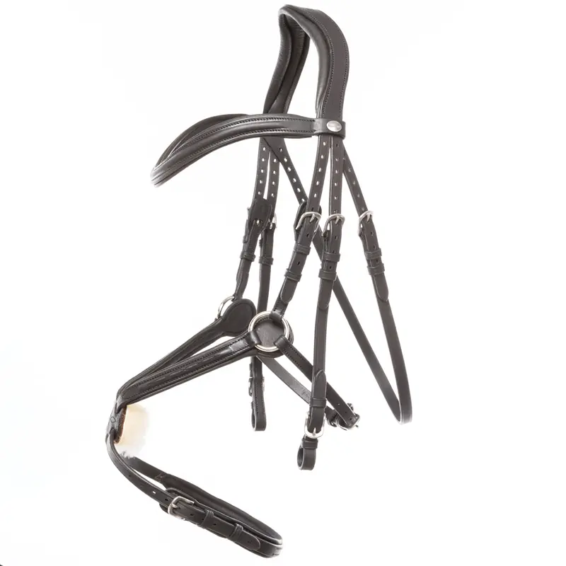 Kavalkade Noir Mexican Anatomic Riding Bridle Everado