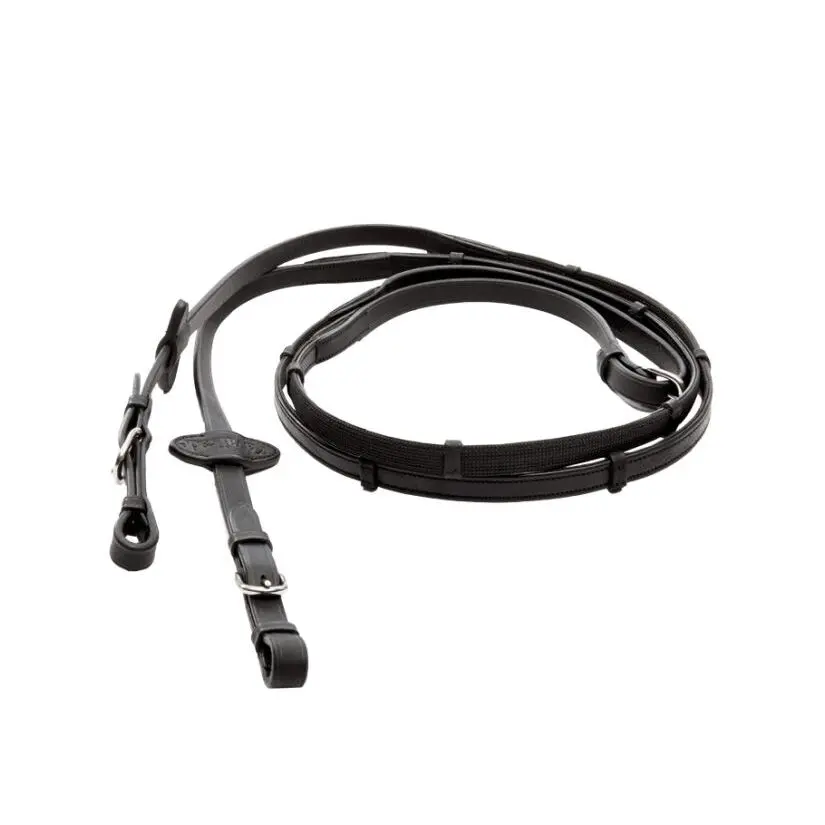 Kavalkade Noir Horse Reins Softgrip