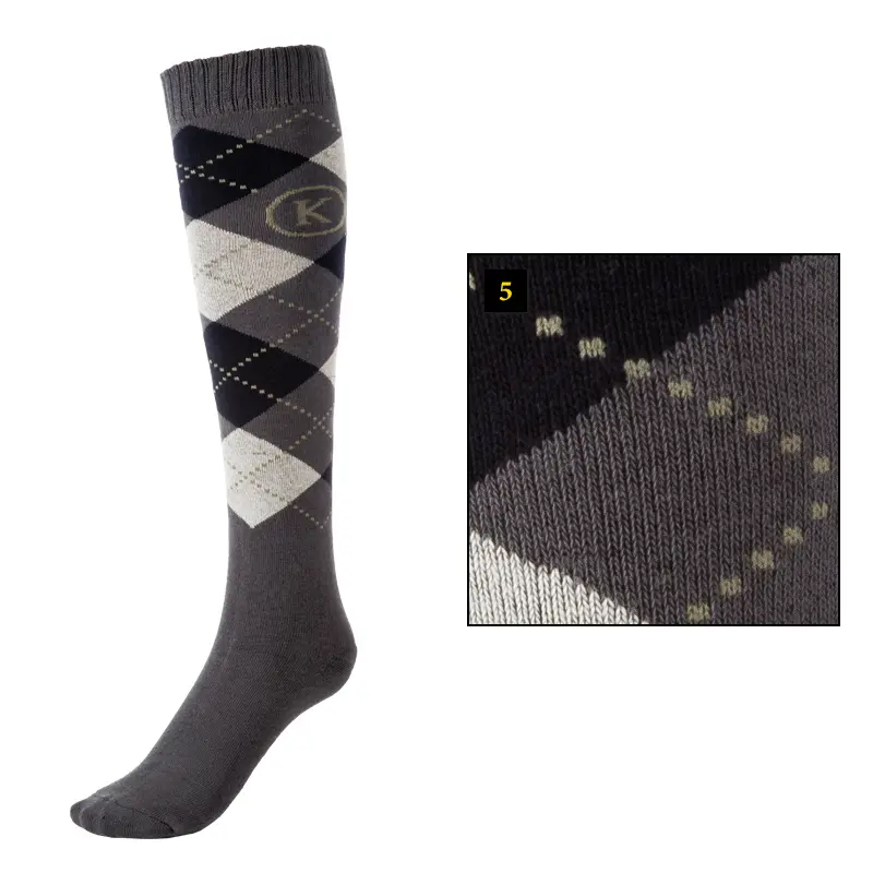 Kavalkade Gris Riding Socks