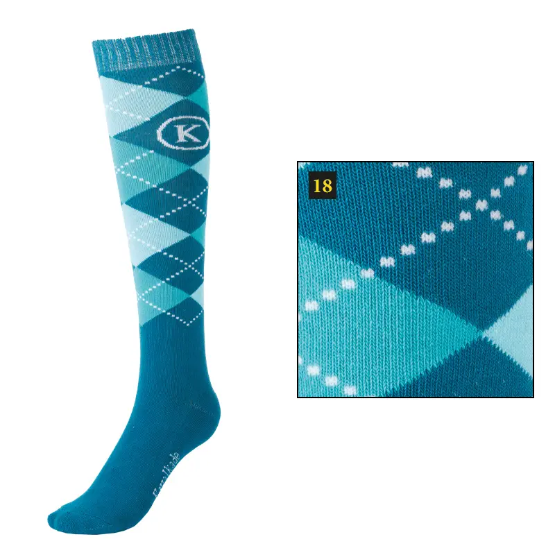 Kavalkade Turquoise Riding Socks