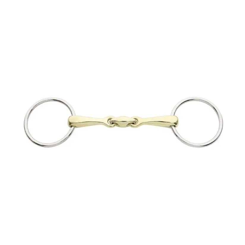 Comparer les prix de Mors 2 anneaux pour cheval double brisure Kavalkade KavalBit - 12 mm