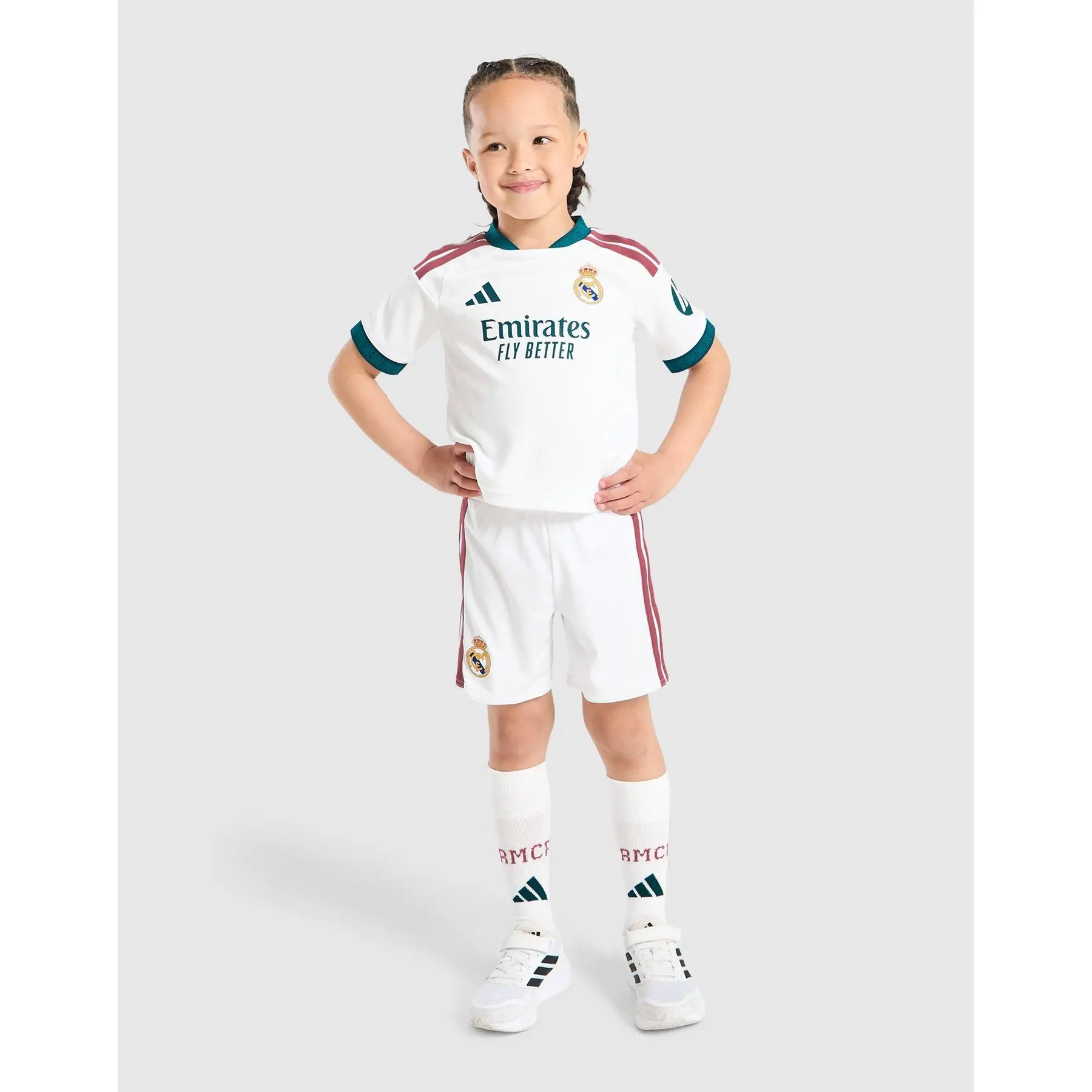 Mini-Set Heim Kinder Real Madrid 2026/27 - Blanc - unisex - Size: 5/6 ans