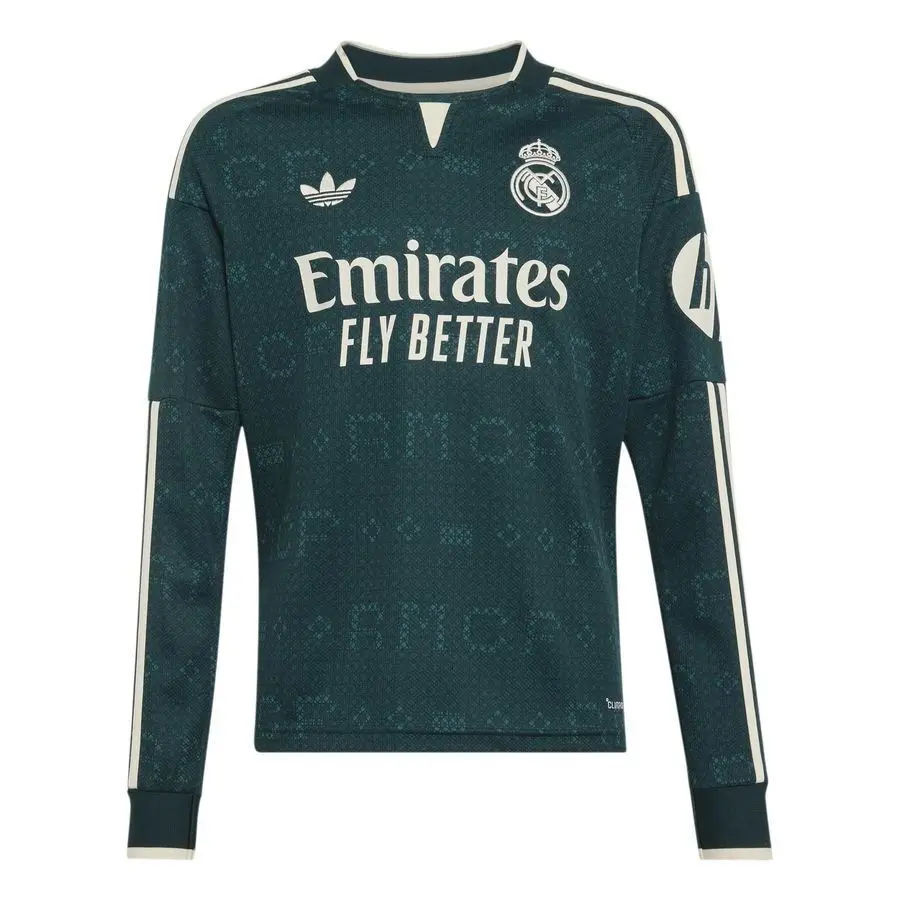 Real Madrid Langarm Auswärtstrikot für Kinder 2026/27