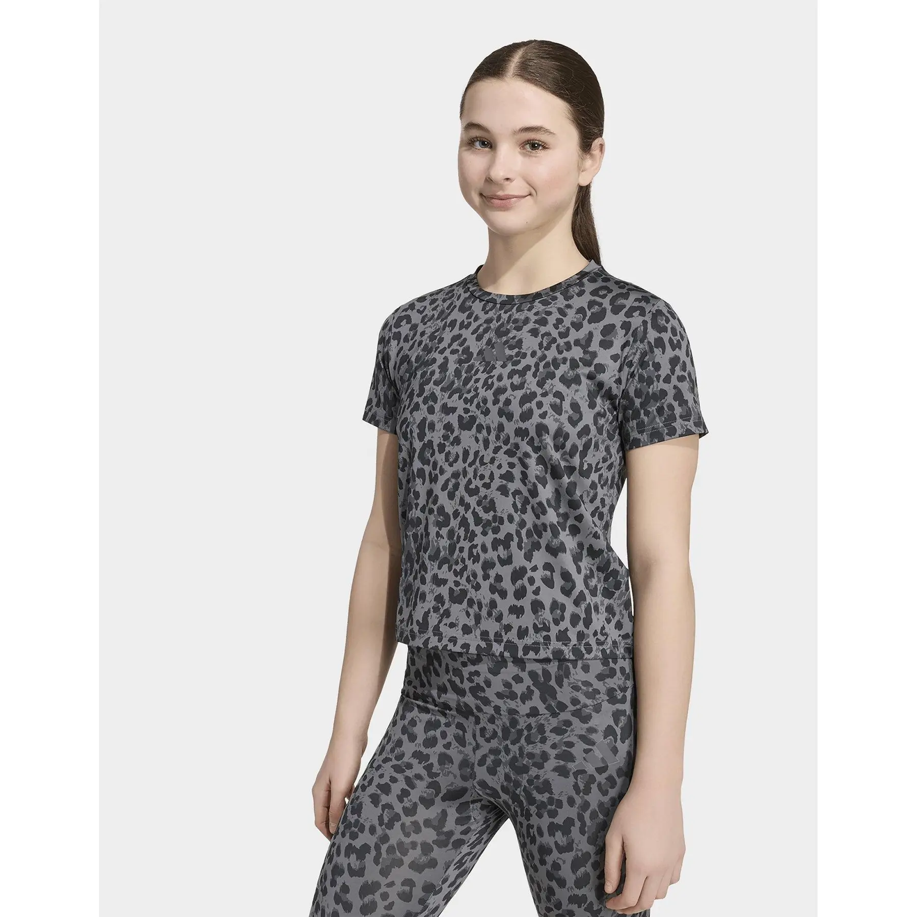 Tierdruck T-Shirt Mädchen adidas