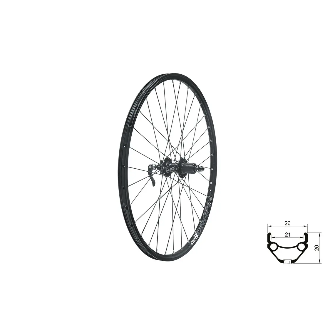 Kelly's Hinterrad Kellys Draft Unisex