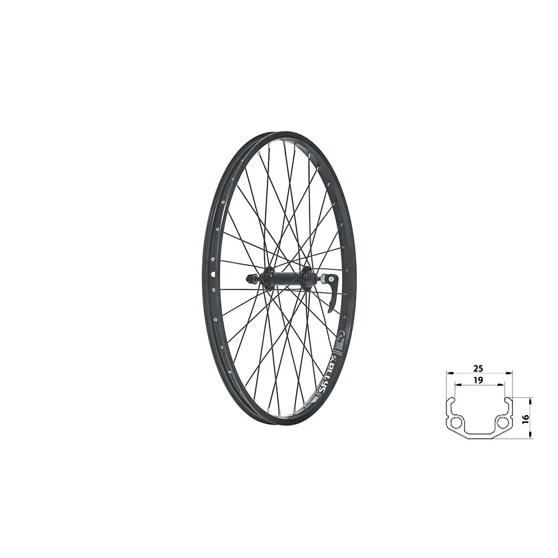 Kelly's Vorderrad Kellys Wasper V-Brake F Unisex
