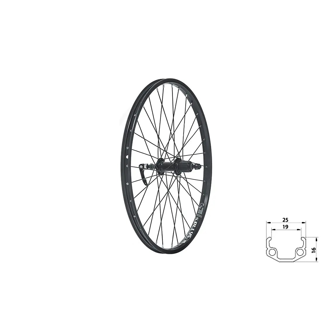 Kelly's Hinterrad Kellys Wasper V-Brake R Unisex