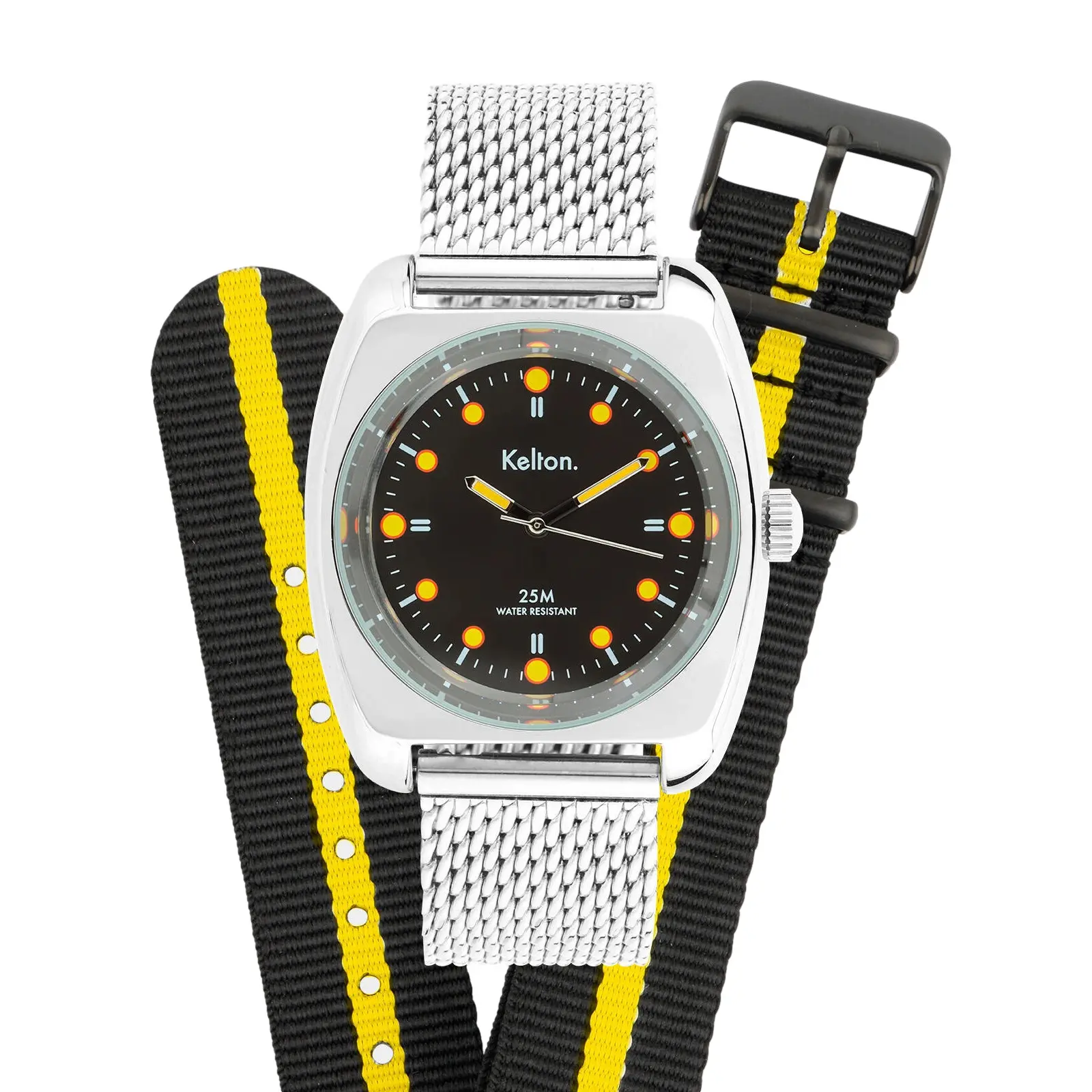 Kelton Men's Noir Watch With Strap Rc2