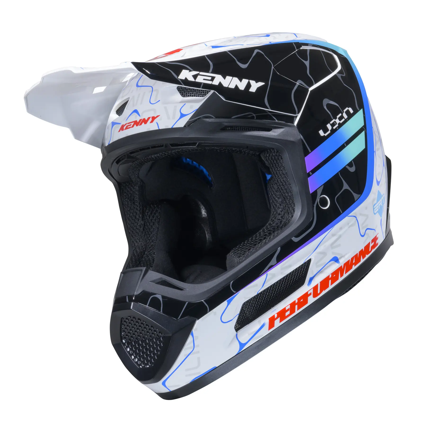 Motorrad-Cross-Helm Kenny Performance Graphic +