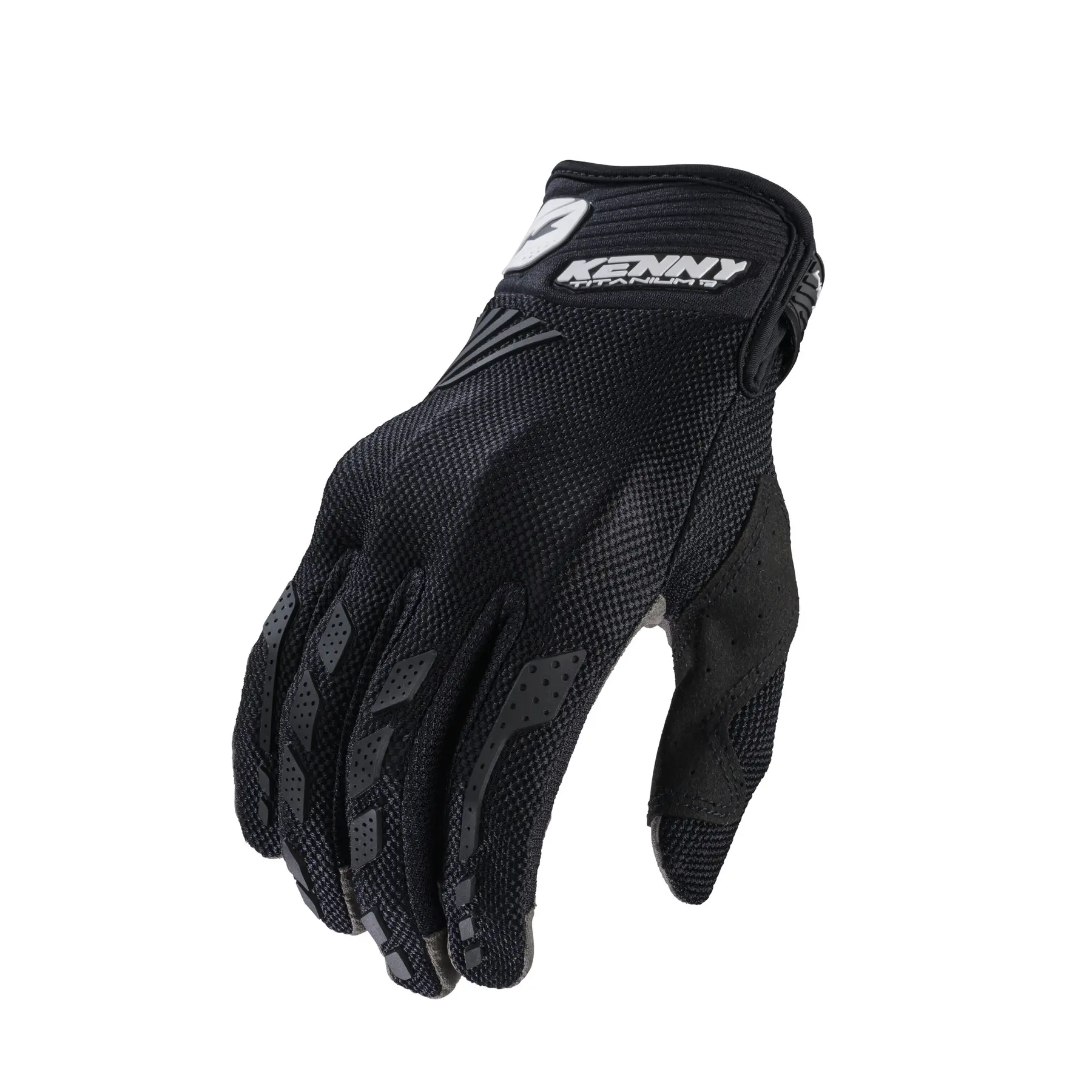 Gants cross Kenny Titanium D3O black- 10