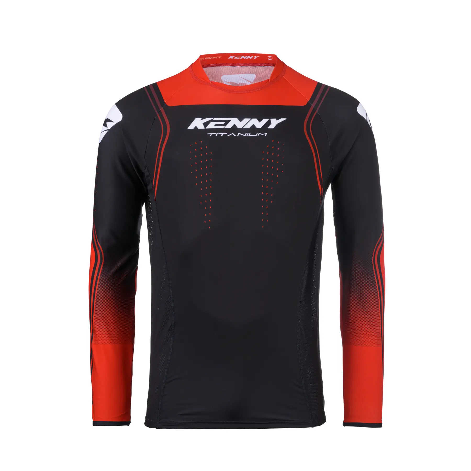 Langarm-Motorrad-Cross-Trikot Kenny Titanium