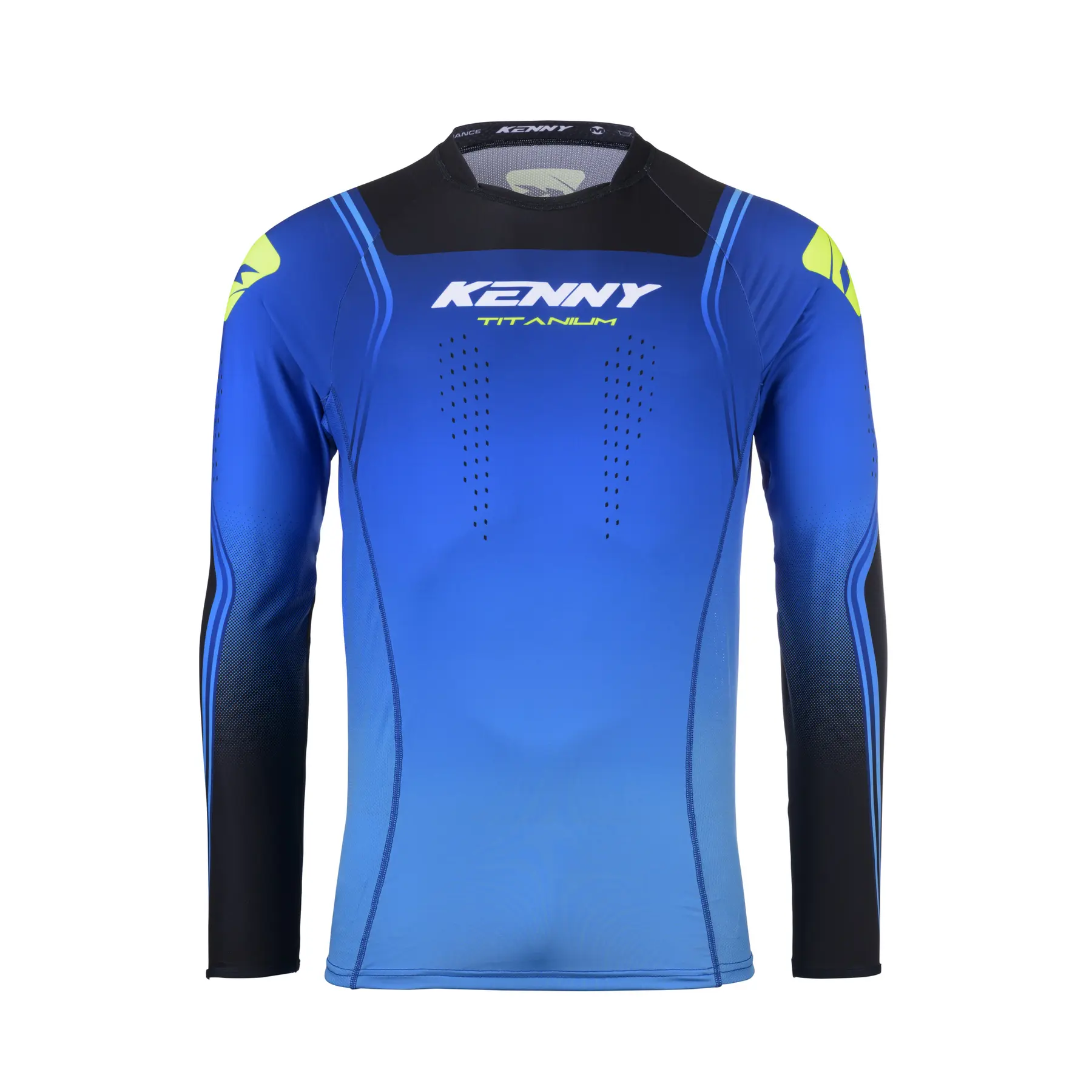 Langarm-Motorrad-Cross-Trikot Kenny Titanium
