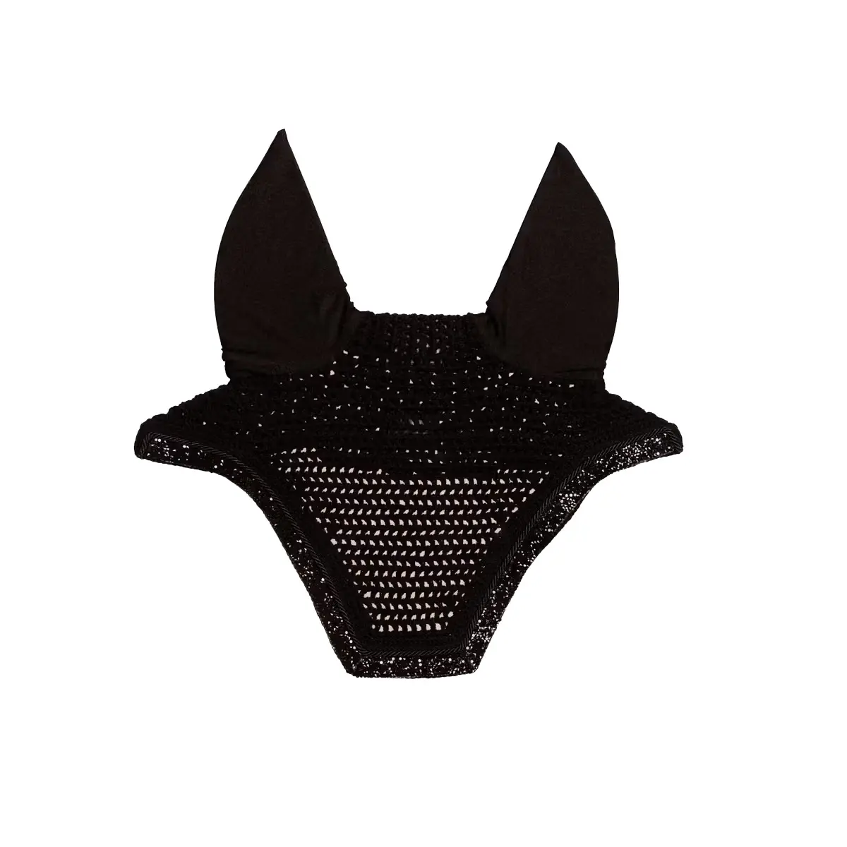 Kentucky Horsewear Noir Short Bonnet For Horses Wellington Glitter Stone