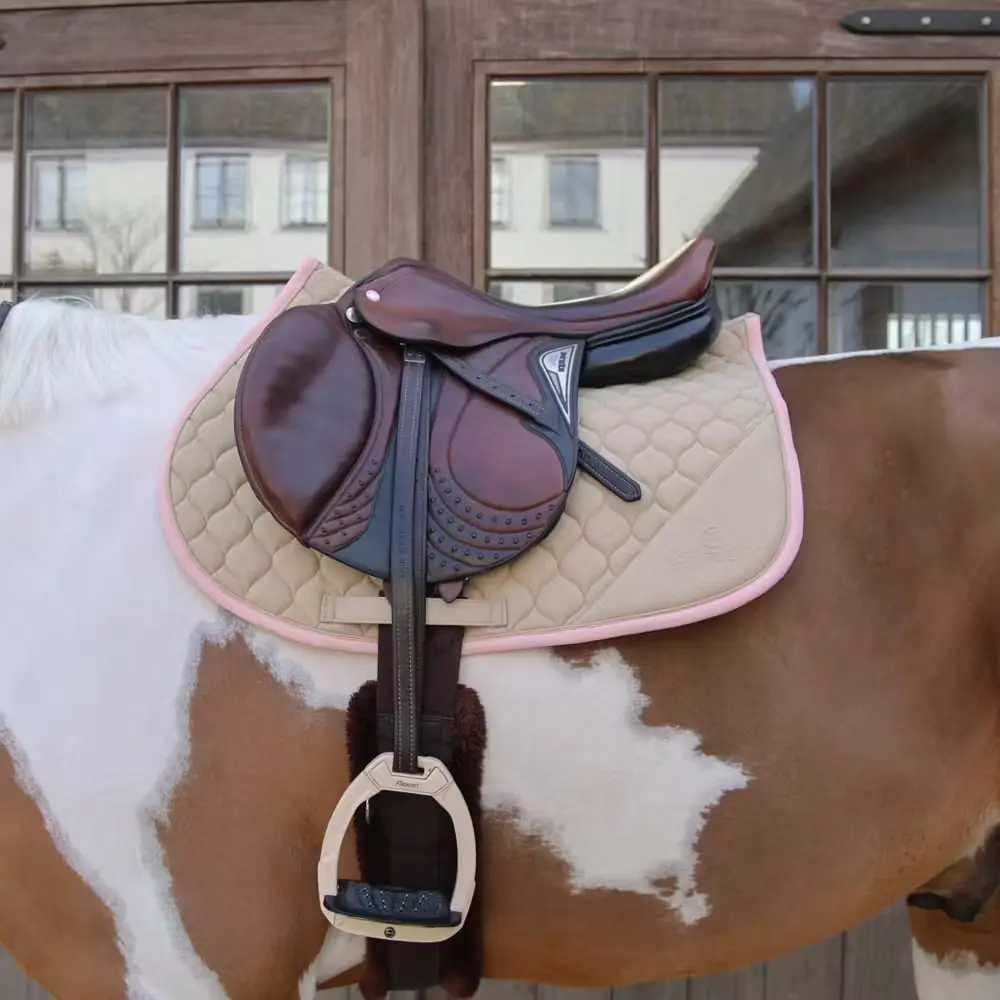 Kentucky Horsewear Beige Saddle Pad For Horses Onion Quilt
