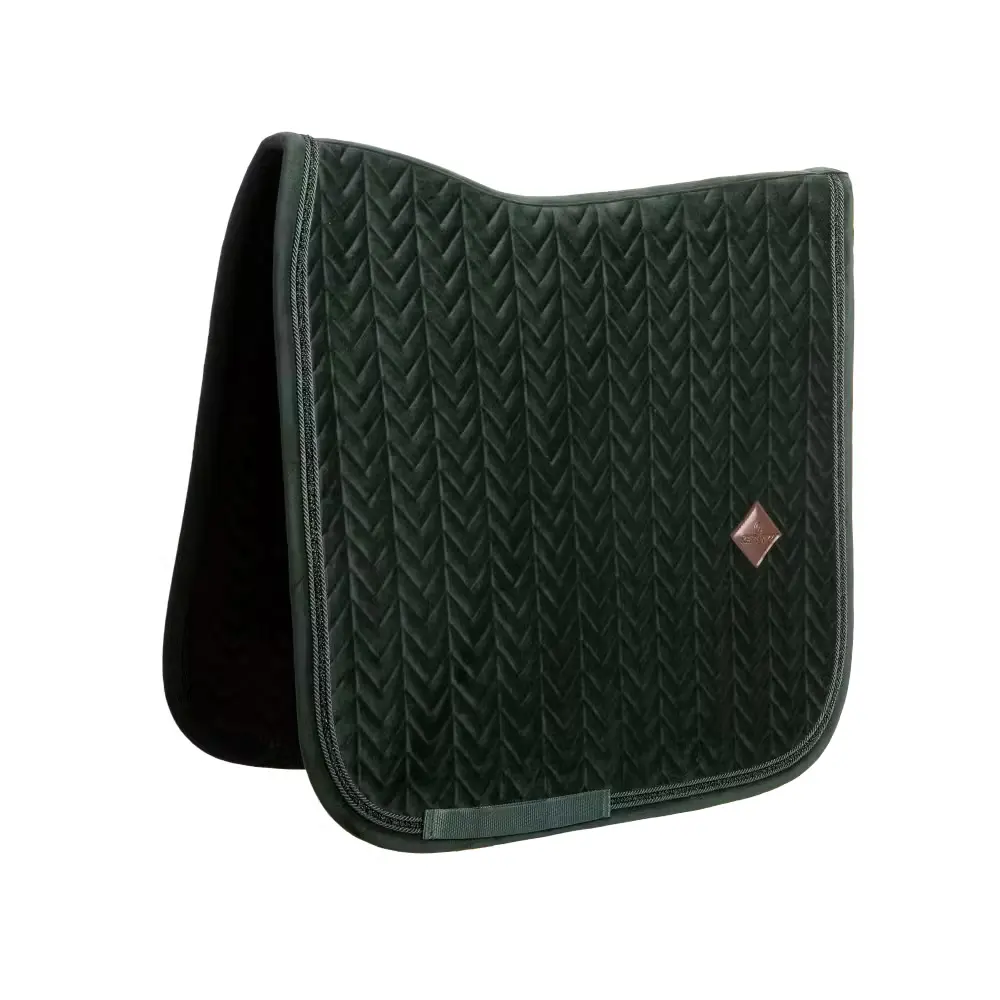 Tapis de selle pour cheval Kentucky Horsewear Velvet Mini Pearls