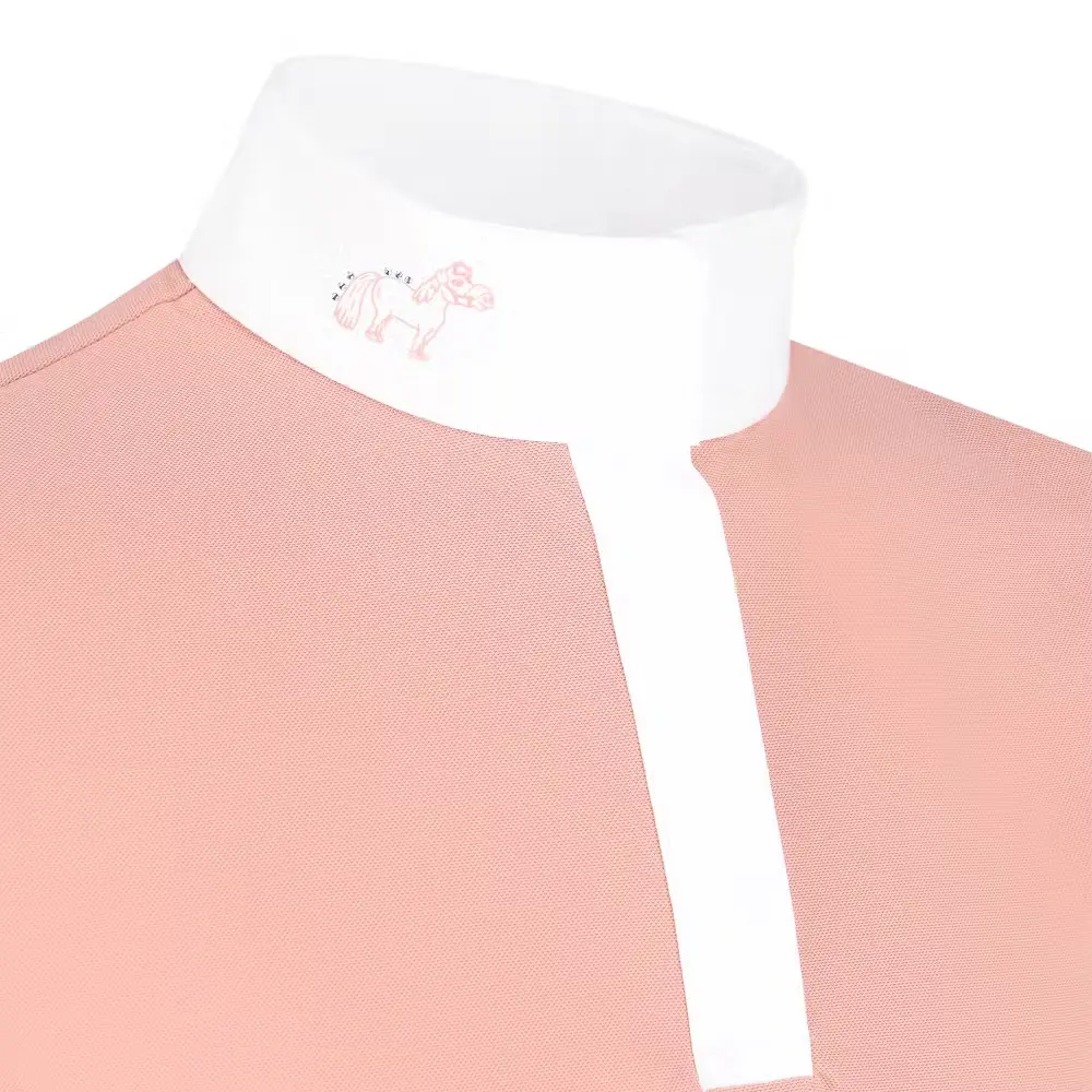 Girl's long-sleeved riding polo shirt Kentucky Tokyo | Gallop-Store