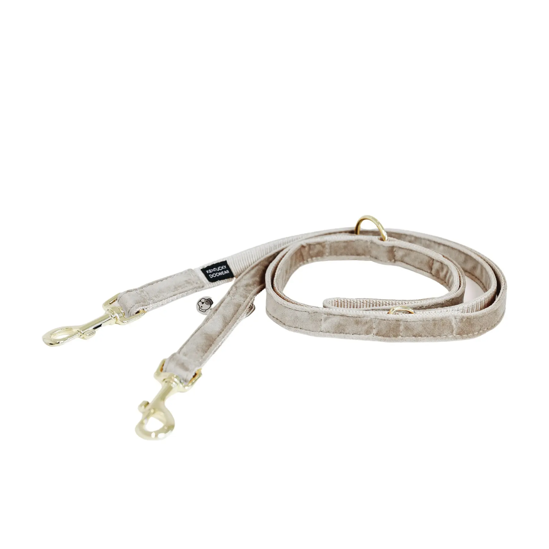 Kentucky Dogwear Beige Dog Leash Kentucky Velvet 200 Cm