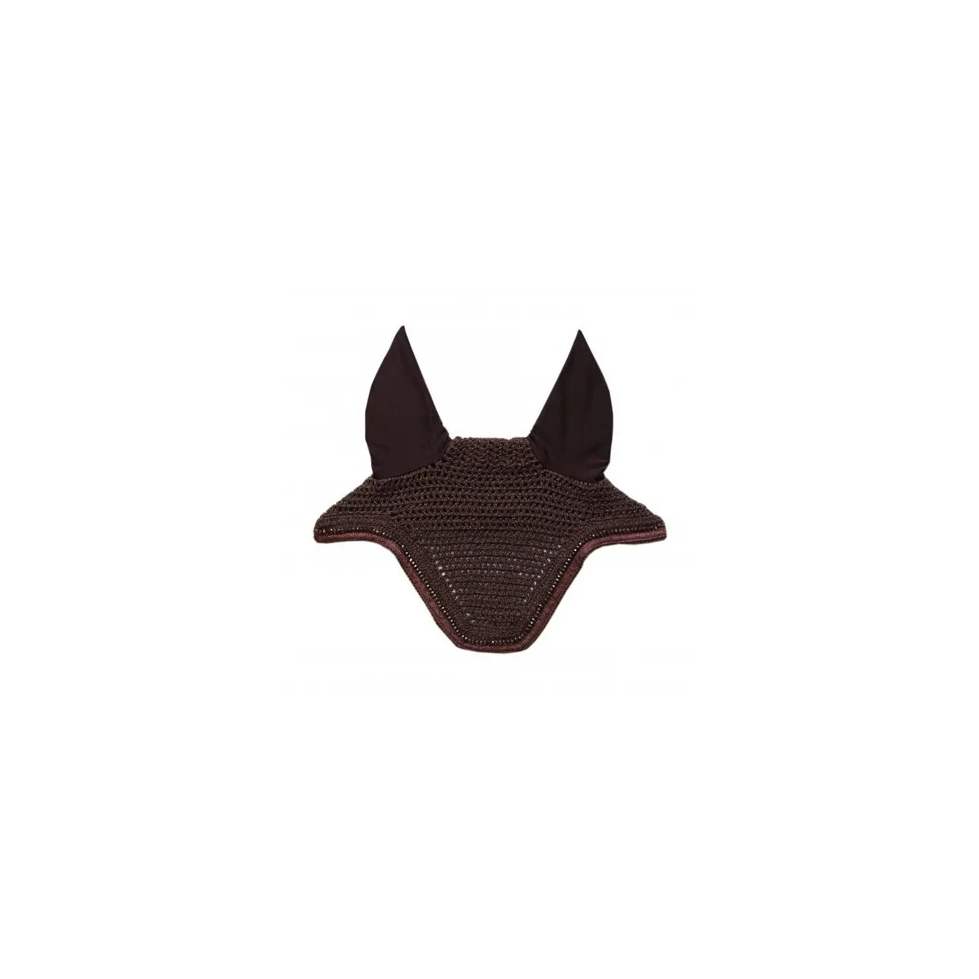Kentucky Horsewear Marron Anti-Noise Cap For Horses Kentucky Wellington Glitter