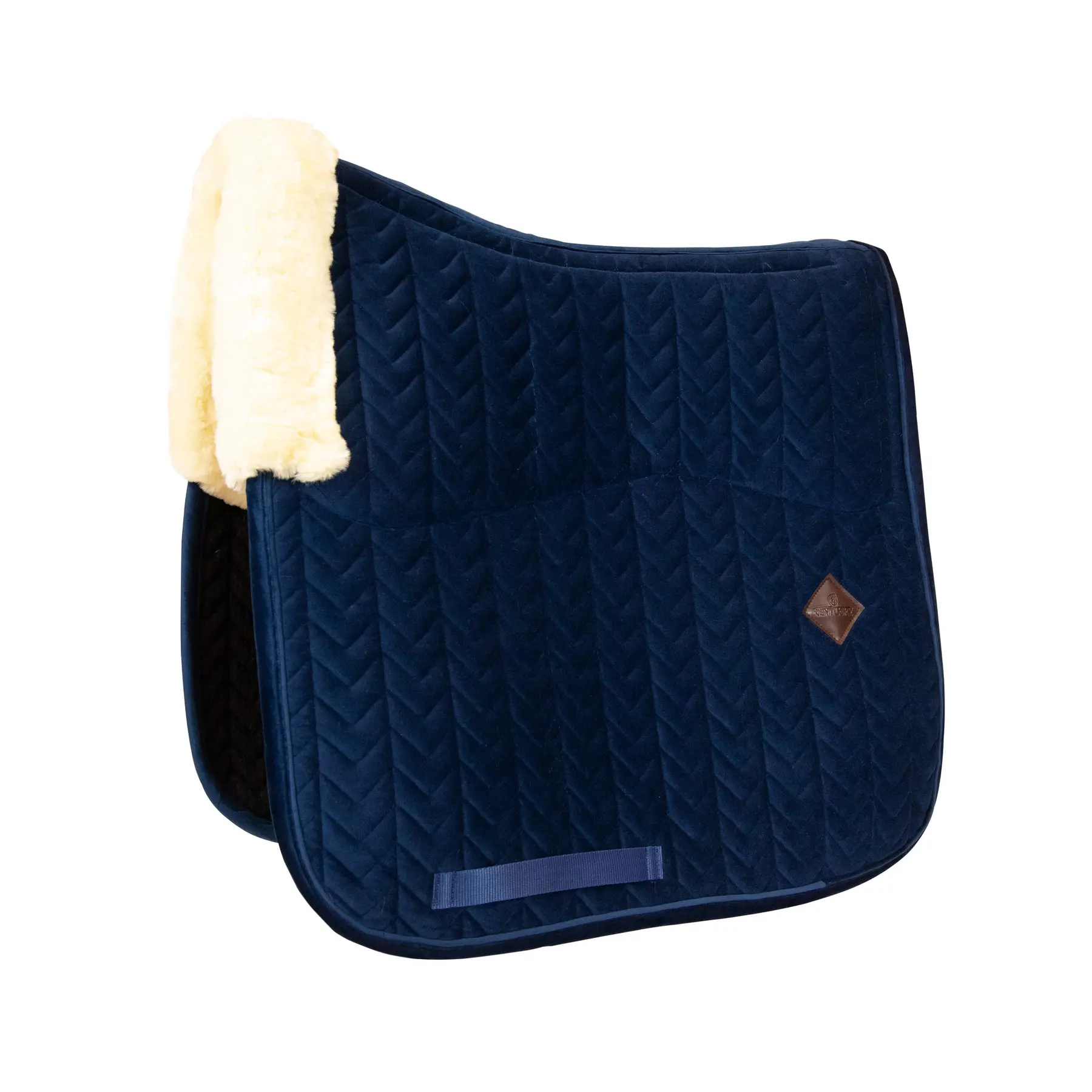 Kentucky Horsewear Bleu Dressage Saddle Pad Kentucky Skin Friendly Velvet