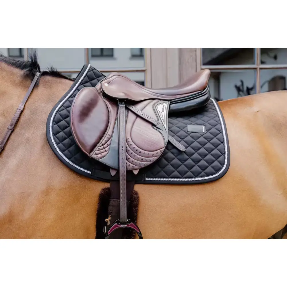 Kentucky Horsewear Noir Saddle Pad For Horses Kentucky Diamond Rope