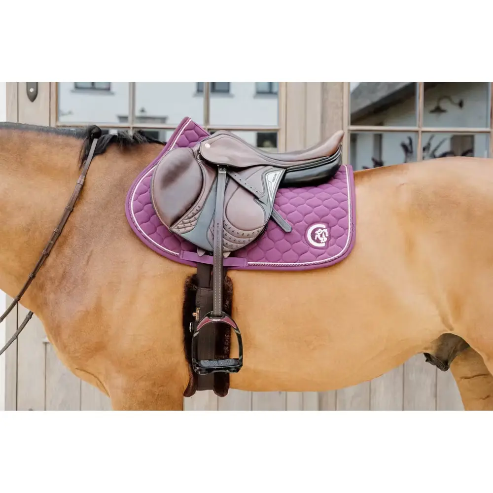Kentucky Horsewear Violet Saddle Pad For Horses Kentucky Onion Quilt