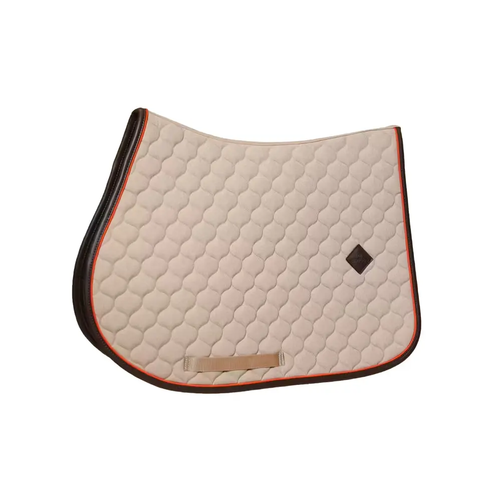 Kentucky Horsewear Beige Saddle Pad For Horses Kentucky Onion Quilt Neon