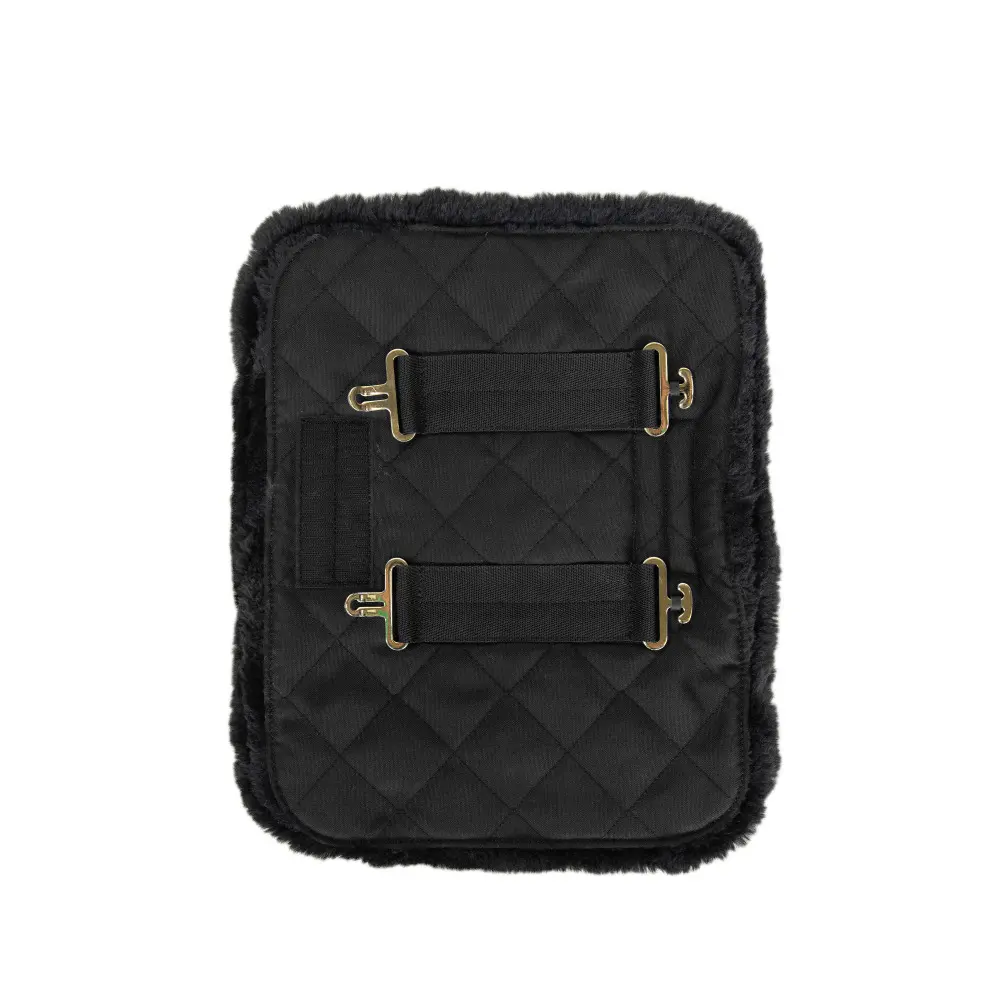 Kentucky Horsewear Noir Quilted Horse Chest Extension Vegan Sheepskin Kentucky