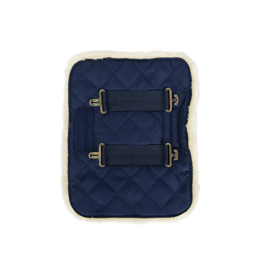 Kentucky Horsewear Bleu Quilted Horse Chest Extension Vegan Sheepskin Kentucky