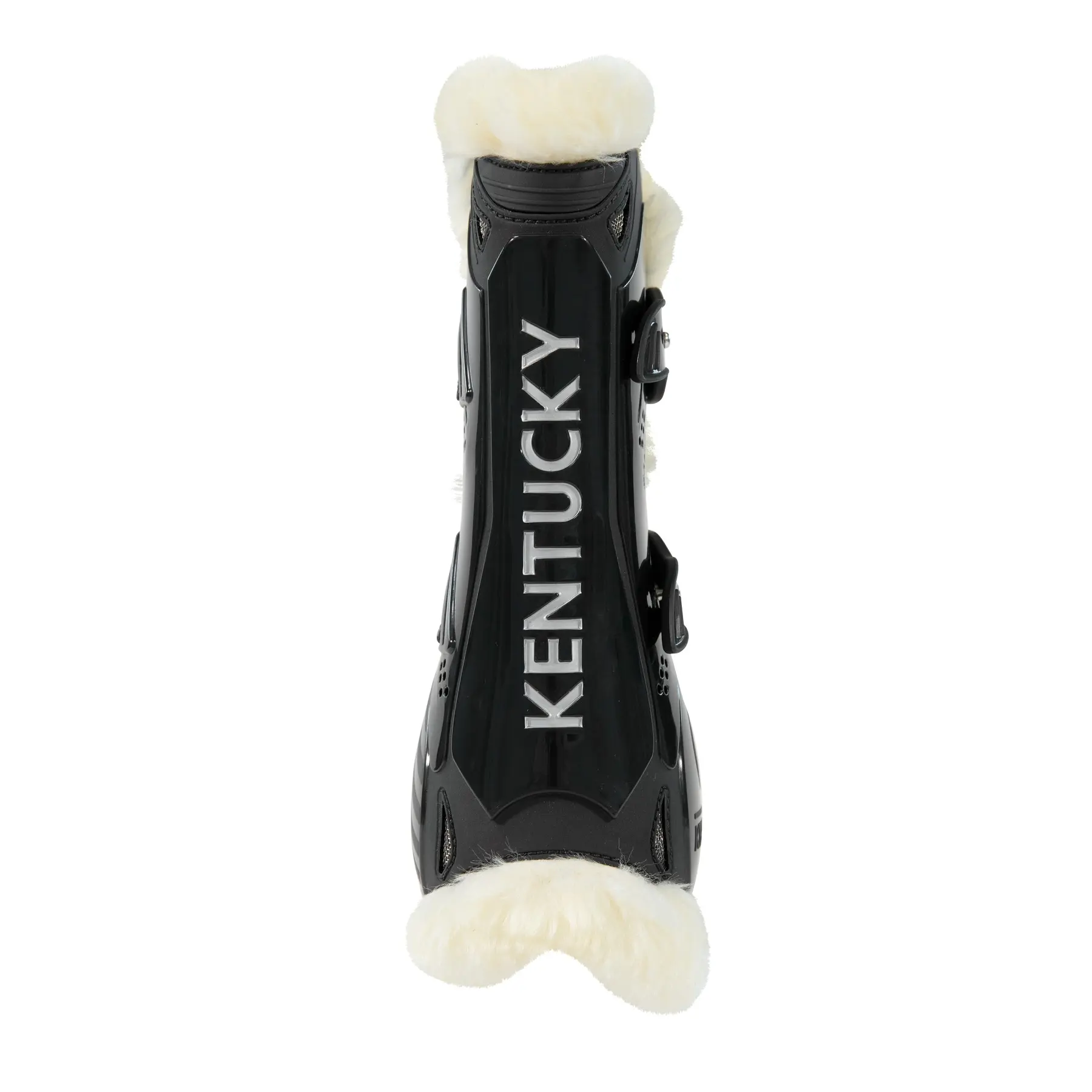 Kentucky Horsewear Noir Vegan Sheepskin Gaiters Kentucky Bamboo Elastic