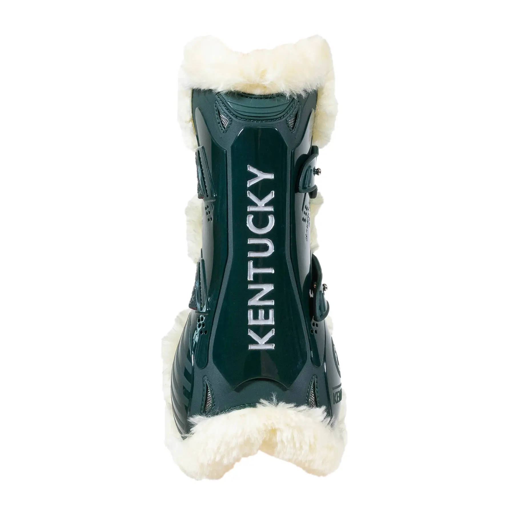 Guêtres antérieurs ouvertes pour cheval élastique mouton vegan Kentucky Bamboo