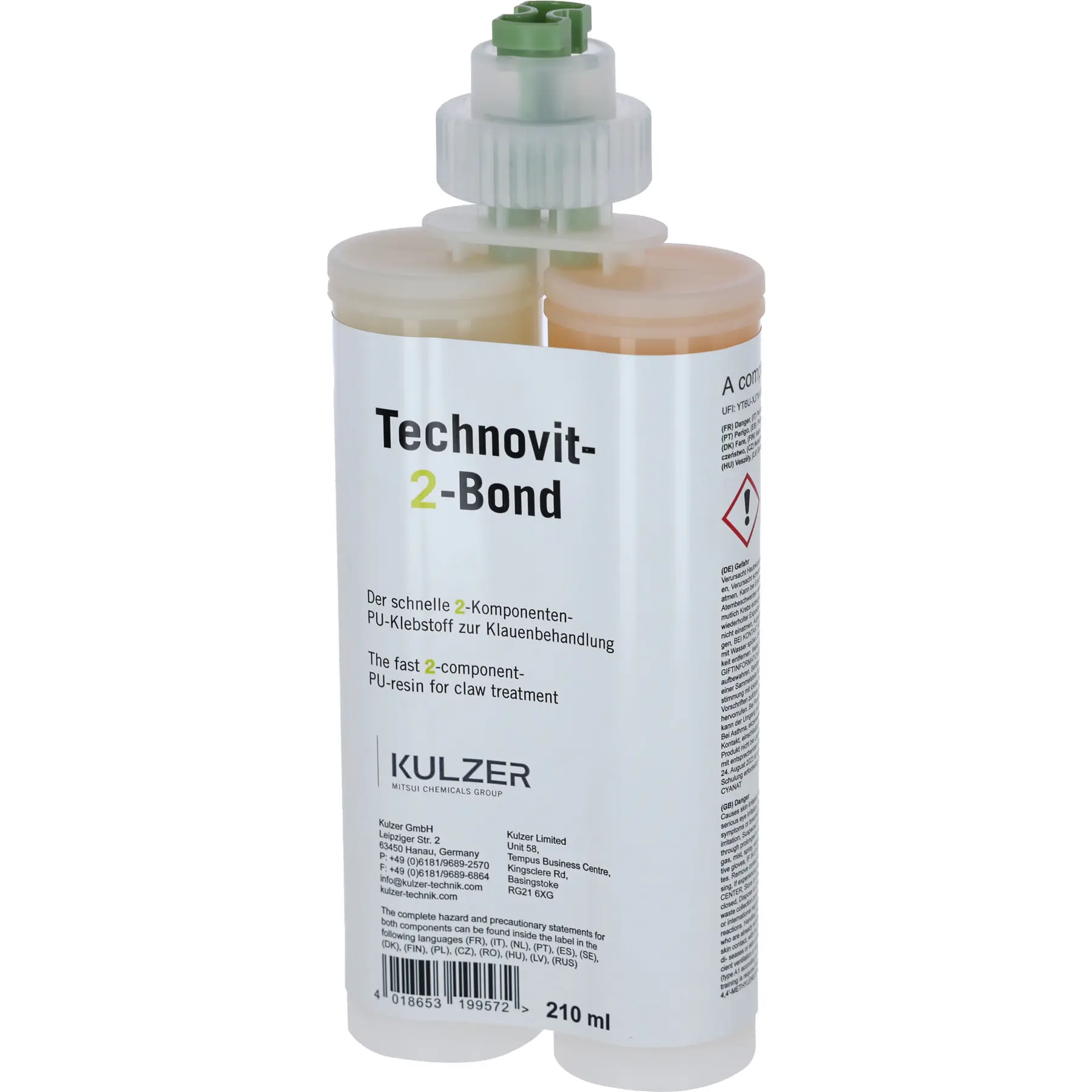 Soin pour onglons colle bicomposante Kerbl Technovit®-2-Bond